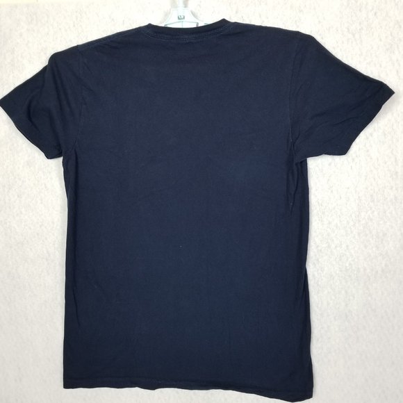 POKEMON T-Shirt 2018 Graphic Character Symbols? Short Sleeve Navy Blue Medium - Picture 4 of 5